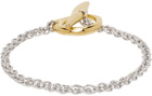 Tom Wood Silver & Gold Robin Duo Bracelet