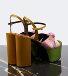 Valentino Garavani Crasher satin platform sandals