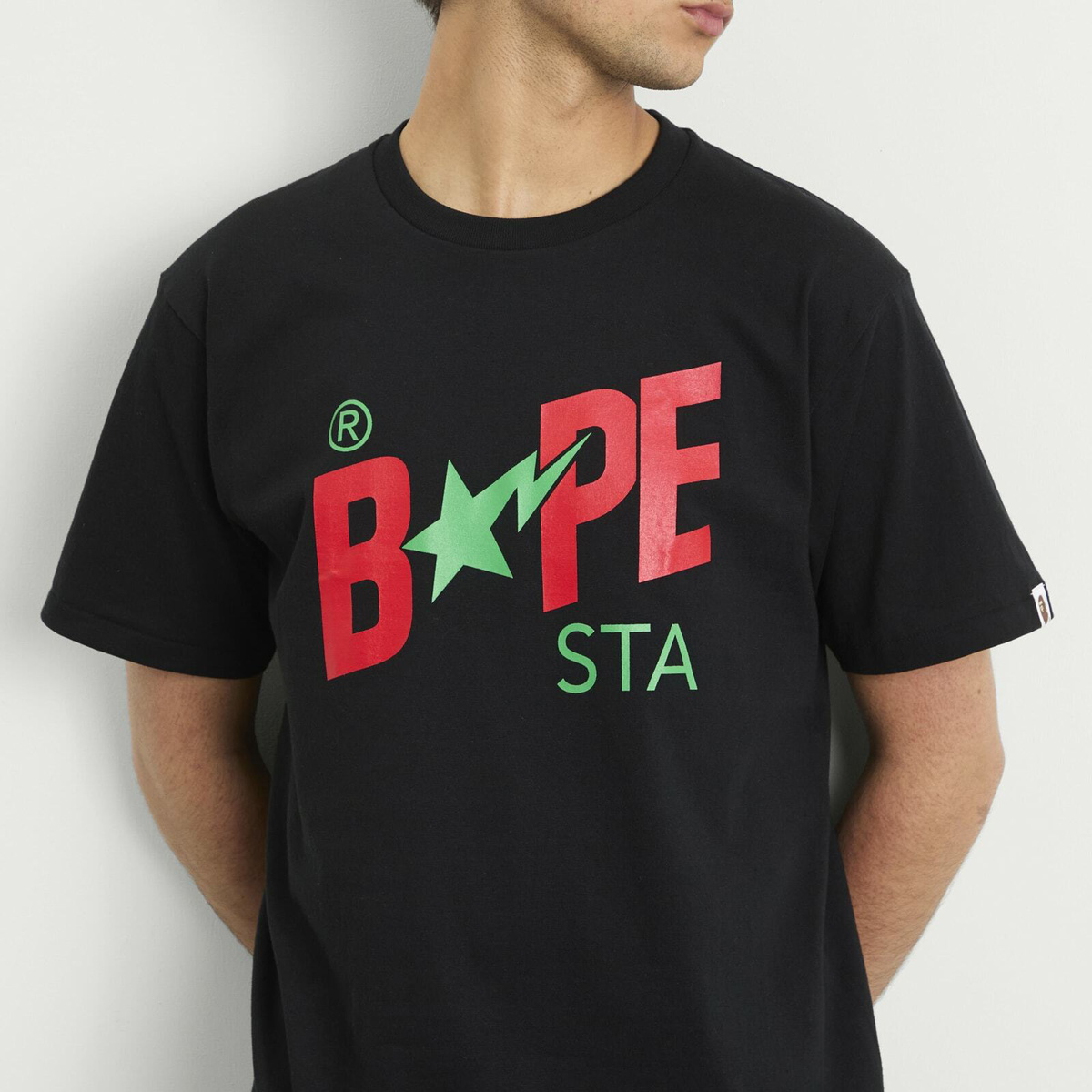 A Bathing Ape Men's Colors Bape Sta T-Shirt in Black