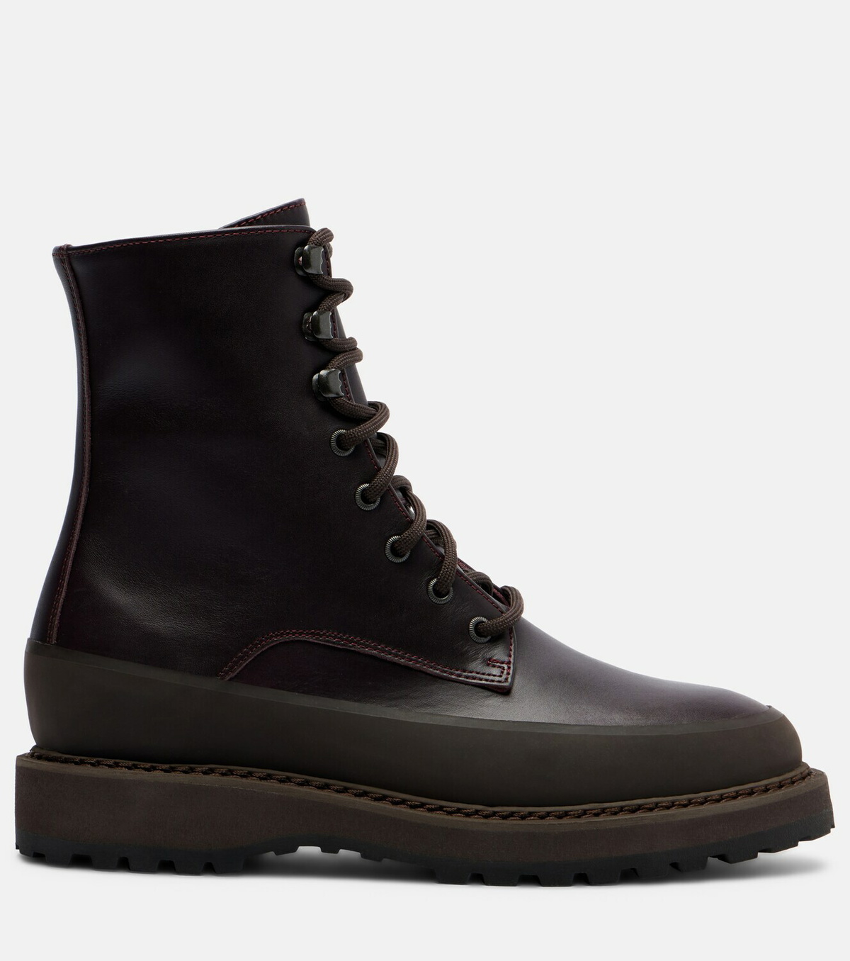 Le Monde Béryl Dolomite leather lace-up boots