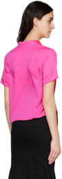Theory Pink Camp Shirt