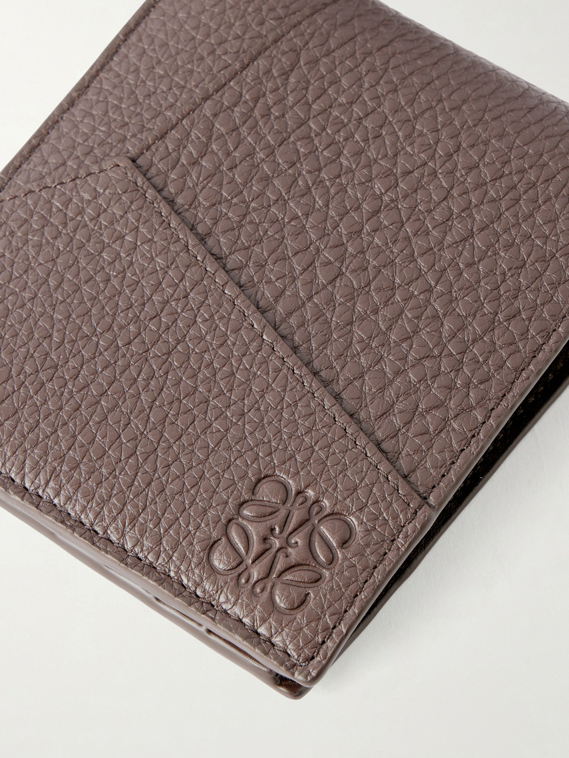LOEWE - Puzzle Edge Panelled Full-Grain Leather Bifold Wallet