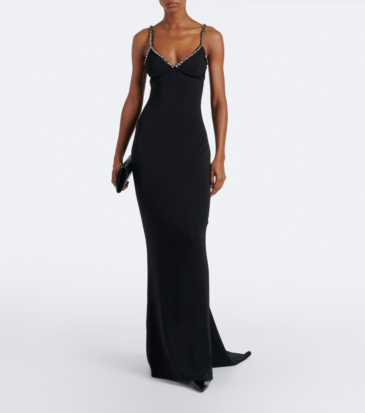 Stella McCartney Embellished crêpe gown