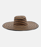 Poupette St Barth Angel striped sun hat