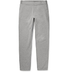 Berluti - Leather-Trimmed Loopback Cotton-Jersey Sweatpants - Men - Gray
