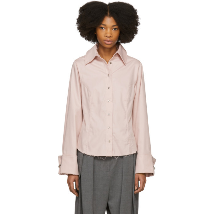 princess seam dress shirt Marques Almeida Pink Princess Line Shirt Marques Almeida