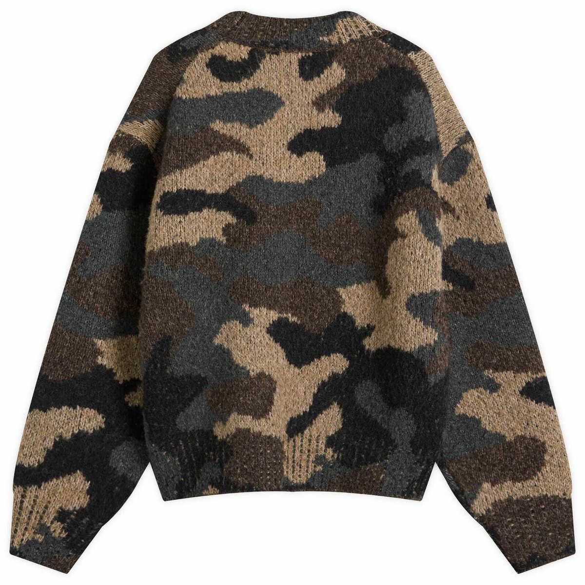 END. x Cole Buxton Cb Logo Knit Sweatshirt in Camo