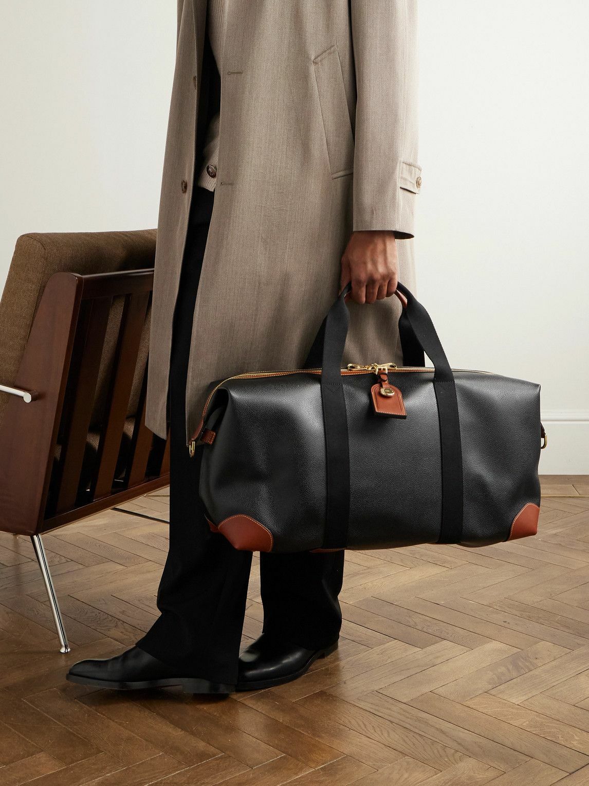 Mulberry - Leather-Trimmed Eco Scotchgrain Weekend Bag