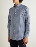 Peter Millar - Conway Crown Lite Checked Poplin Shirt - Blue