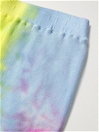 The Elder Statesman - Reflection Wide-Leg Tie-Dyed Cotton-Blend Jersey Sweatpants - Multi