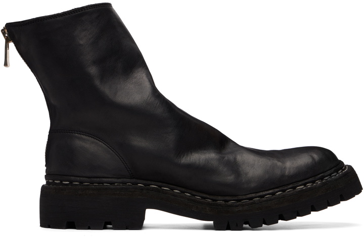 Photo: Guidi Black Soft Horse Leather 796 Boots