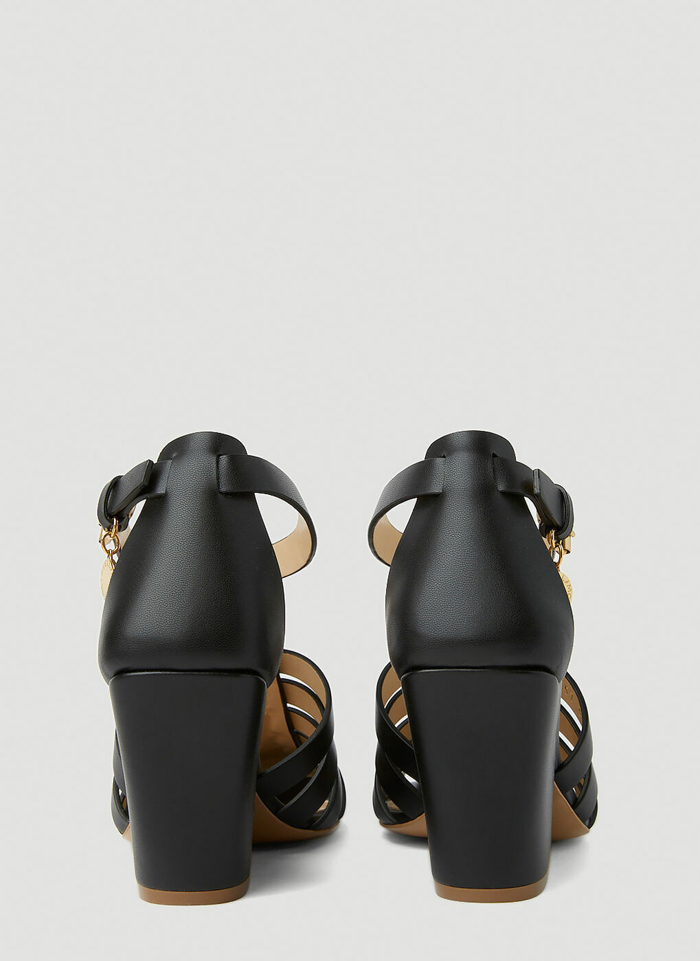 Stella McCartney ◆ Cowboy T-bar Heeled Sandals 関税/送料込 Stella McCartney ◇ Cowboy T-bar Heeled Sandals 関税/送料込