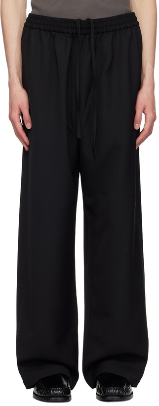 Photo: Acne Studios Black Tailored Trousers