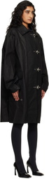 VETEMENTS Black Fireman Hooks Coat