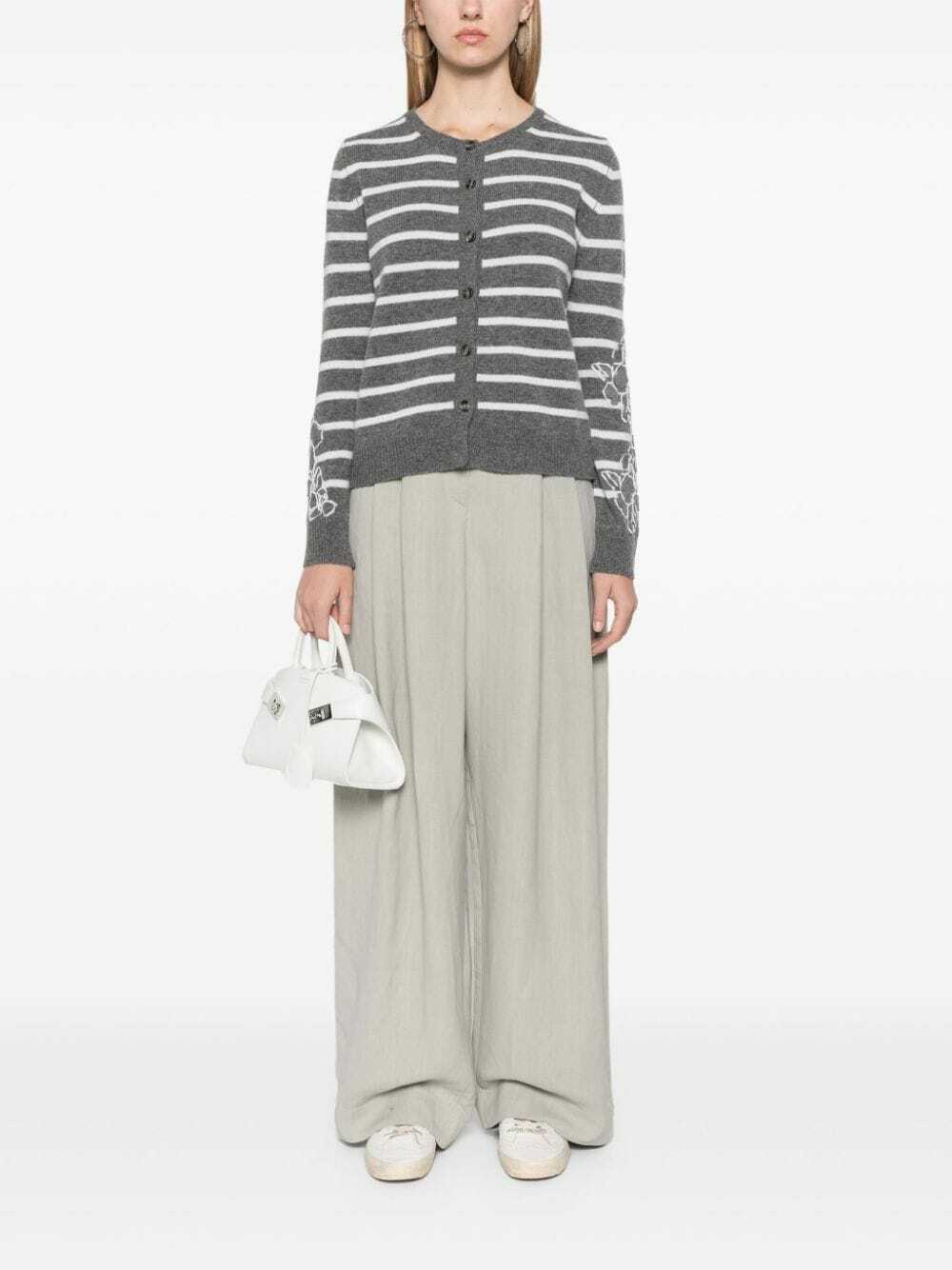 ERMANNO - Wool Striped Cardigan
