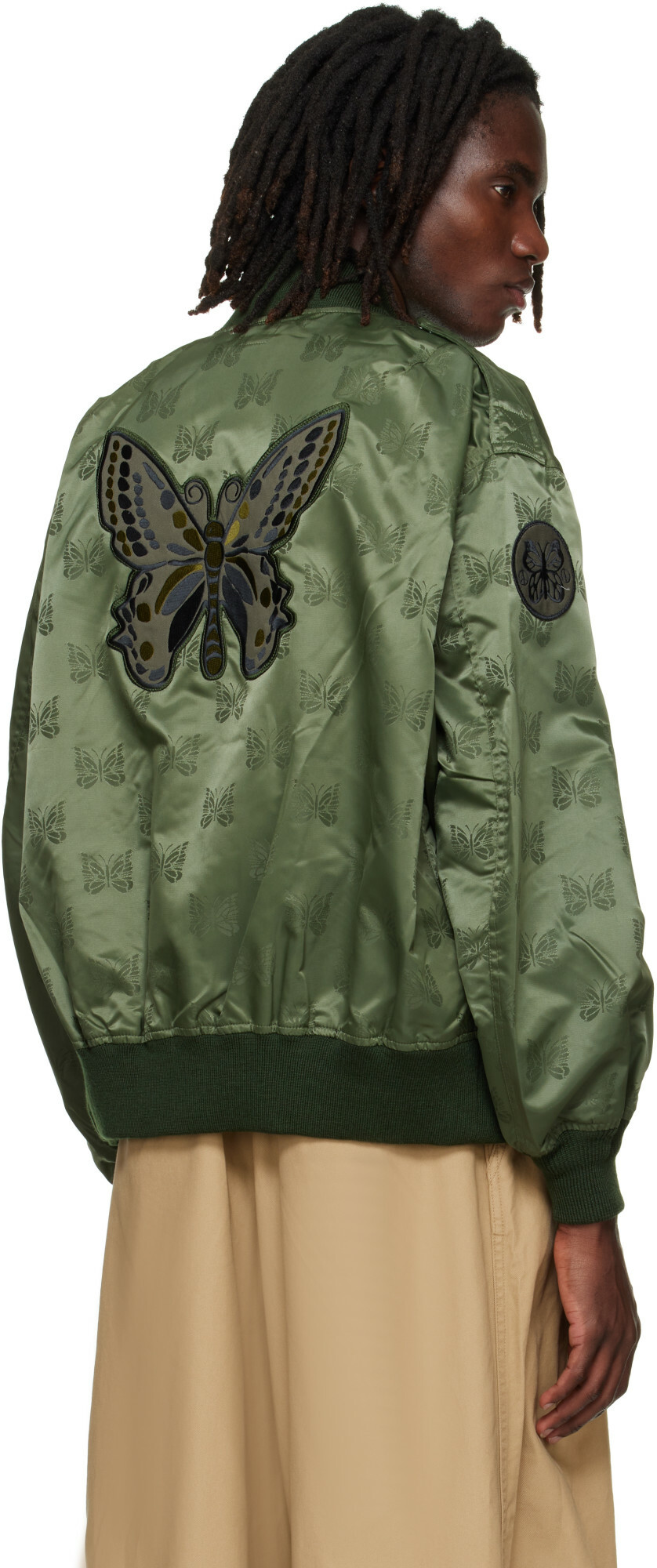 NEEDLES Khaki L2-B Bomber Jacket