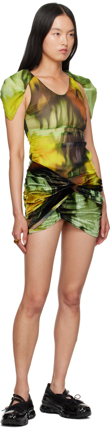Collina Strada Multicolor Lil Hill Minidress