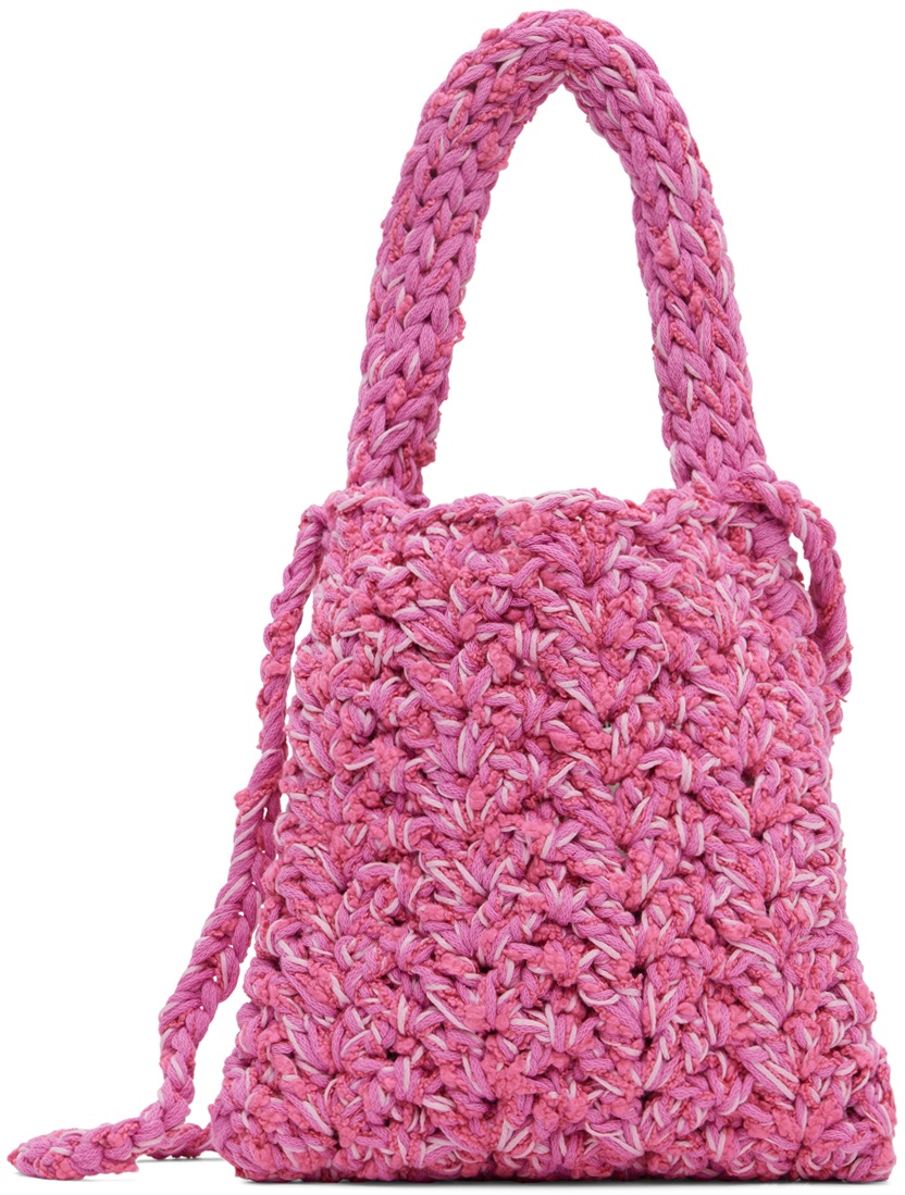 Marco Rambaldi Pink Crocheted Bag Marco Rambaldi