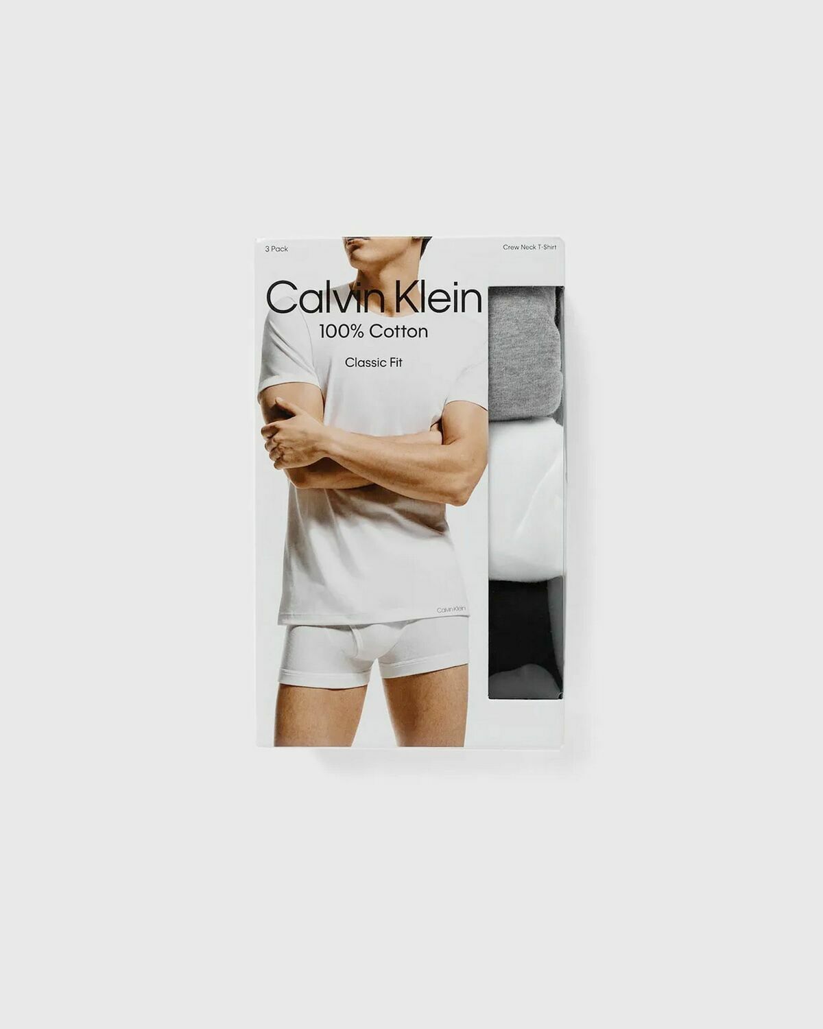 Calvin Klein Underwear S/S TEE COTTON 3-PACK Multi-color Mens Shortsleefe