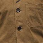 Universal Works Men's Nebraska Cotton Bakers Core Jacket in Olive