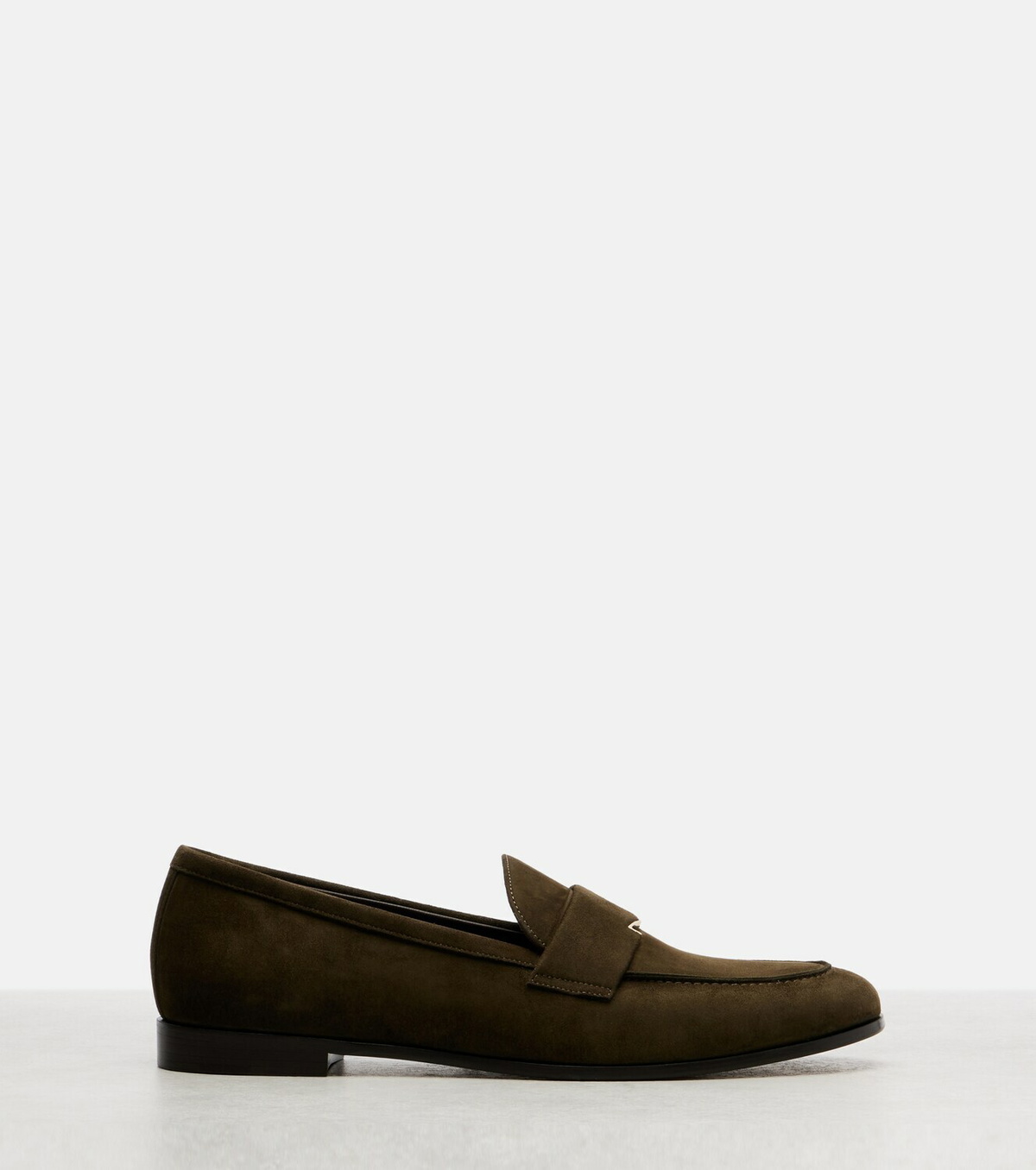 Max Mara Embellished suede loafers