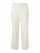 Nili Lotan - Alessio Straight-Leg Stretch Cotton-Blend Twill Trousers - White