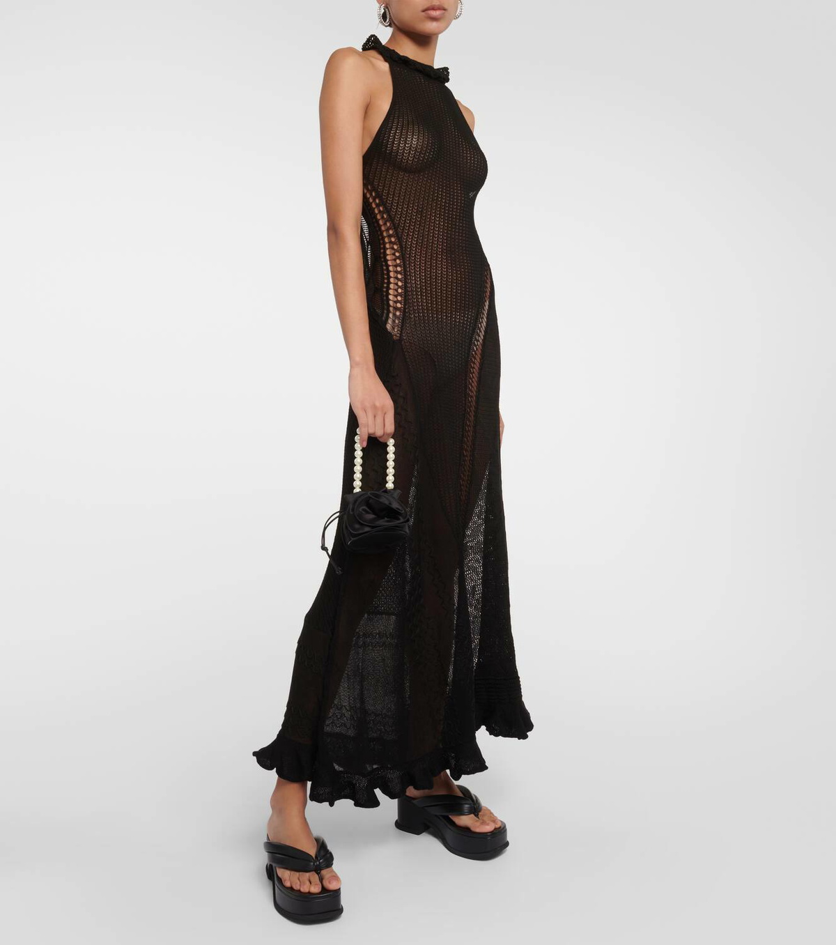 Roberta Einer Halterneck cotton gown