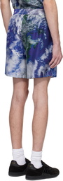 Balmain Multicolor Earth Print Shorts