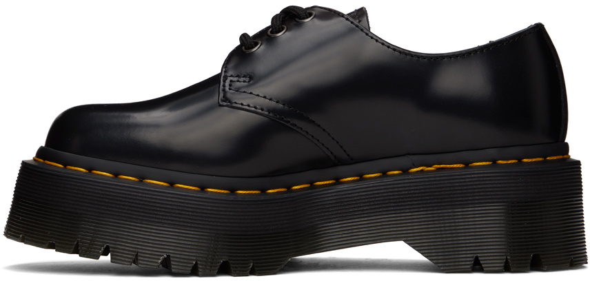 Dr. Martens Black 8053 Leather Platform Casual Oxfords