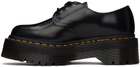Dr. Martens Black 8053 Leather Platform Casual Oxfords