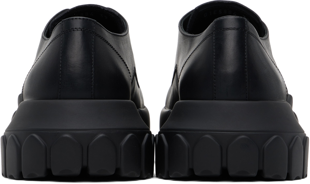 ドレスシューズ・革靴・ビジネスシューズ RICK OWENS | HOLLYWOOD LACE UP BOZO TRACTOR BLACK/BLACK Rick Owens Black Hollywood Lace-Up Bozo Tractor Derbys Rick