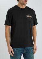 Amiri City Logo-print Cotton T-shirt Black