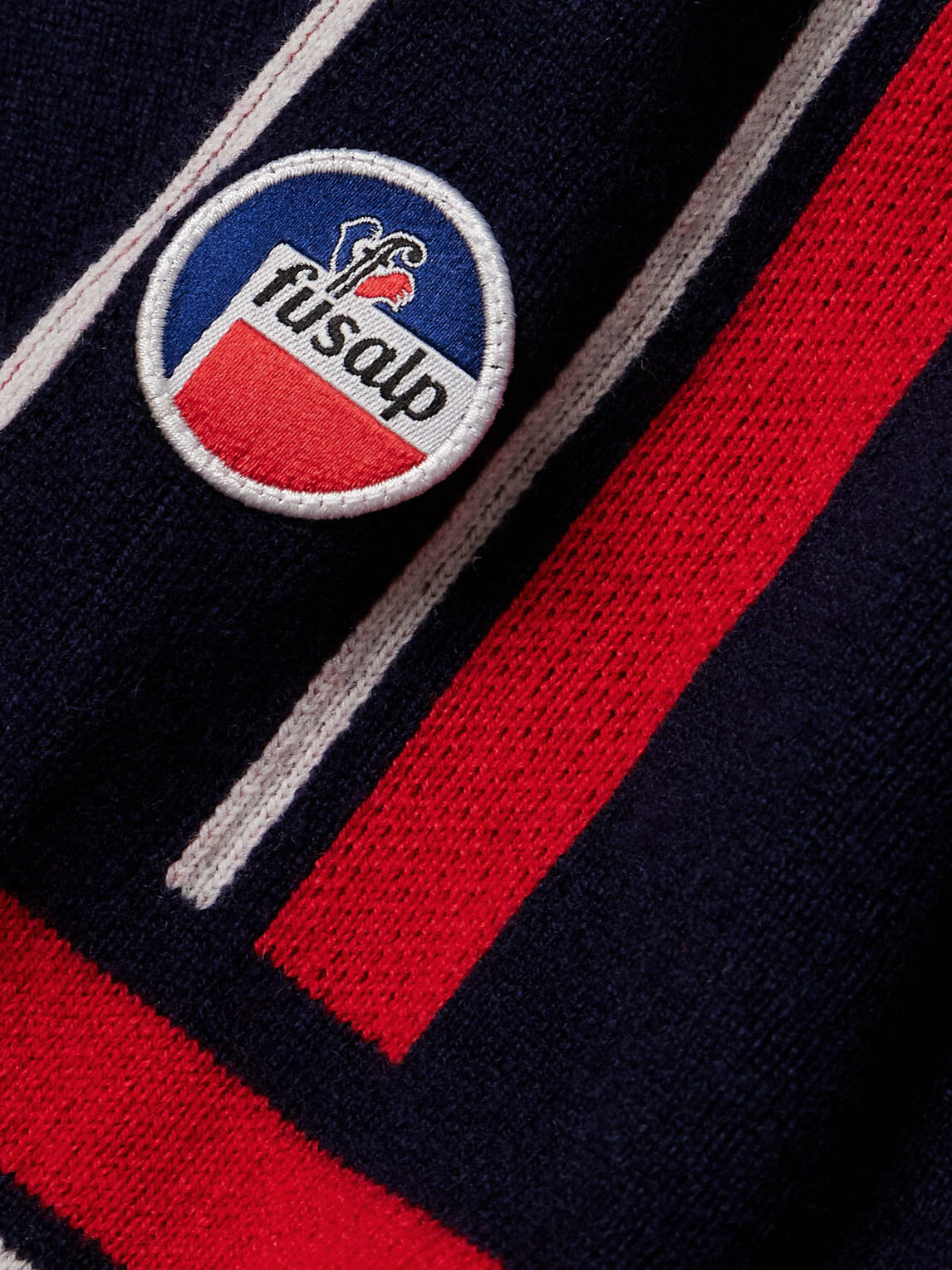 Fusalp - Spectavia Logo-Appliquéd Wool and Cashmere-Blend Jacquard Sweater - Blue
