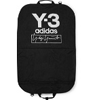 Y-3 - Logo-Print Shell Garment Bag - Black
