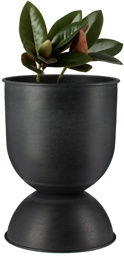 ferm LIVING Black Small Hourglass Pot