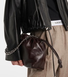 Loewe Flamenco Small leather bucket bag