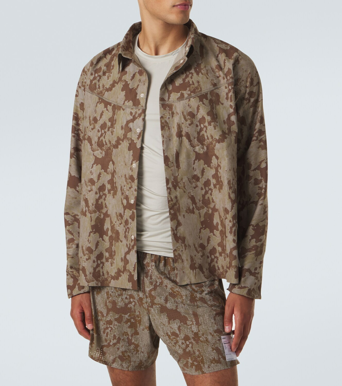 Satisfy River camouflage PeaceShell shirt