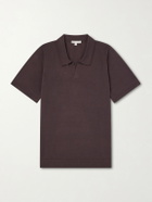 Onia - Merino Wool Polo Shirt - Brown