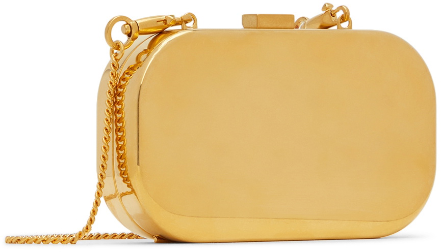 Valentino gold clutch online bag