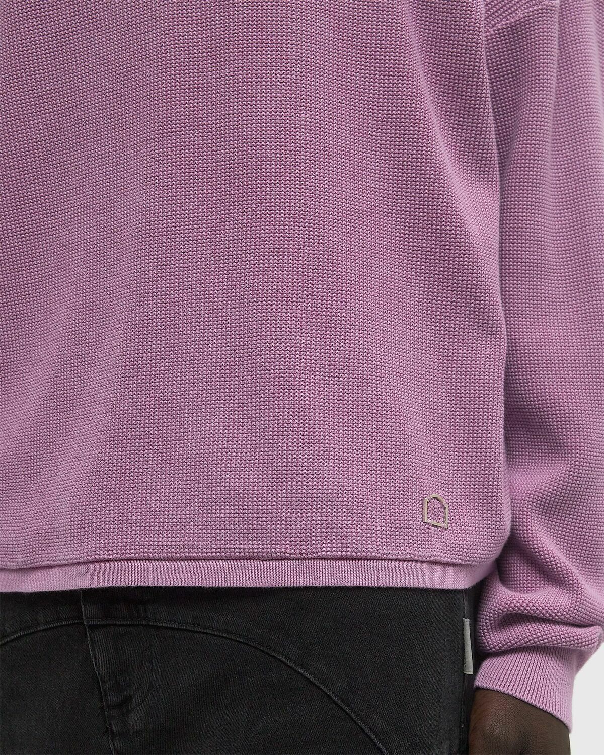 Reternity ATELIER KNIT SWEATER Purple Mens Pullover