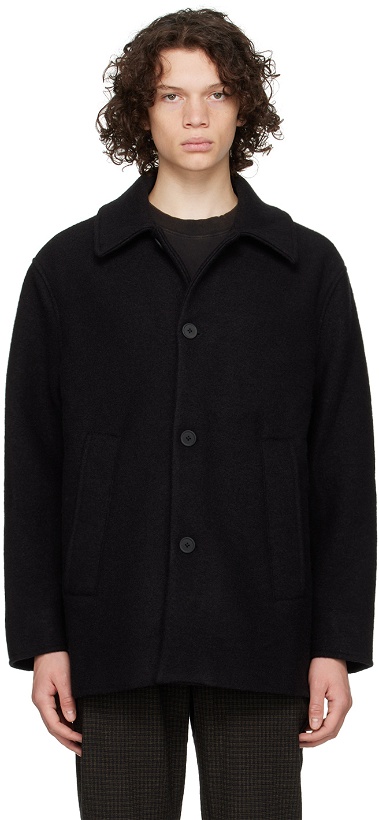 Photo: Schnayderman's Black Spread Collar Jacket