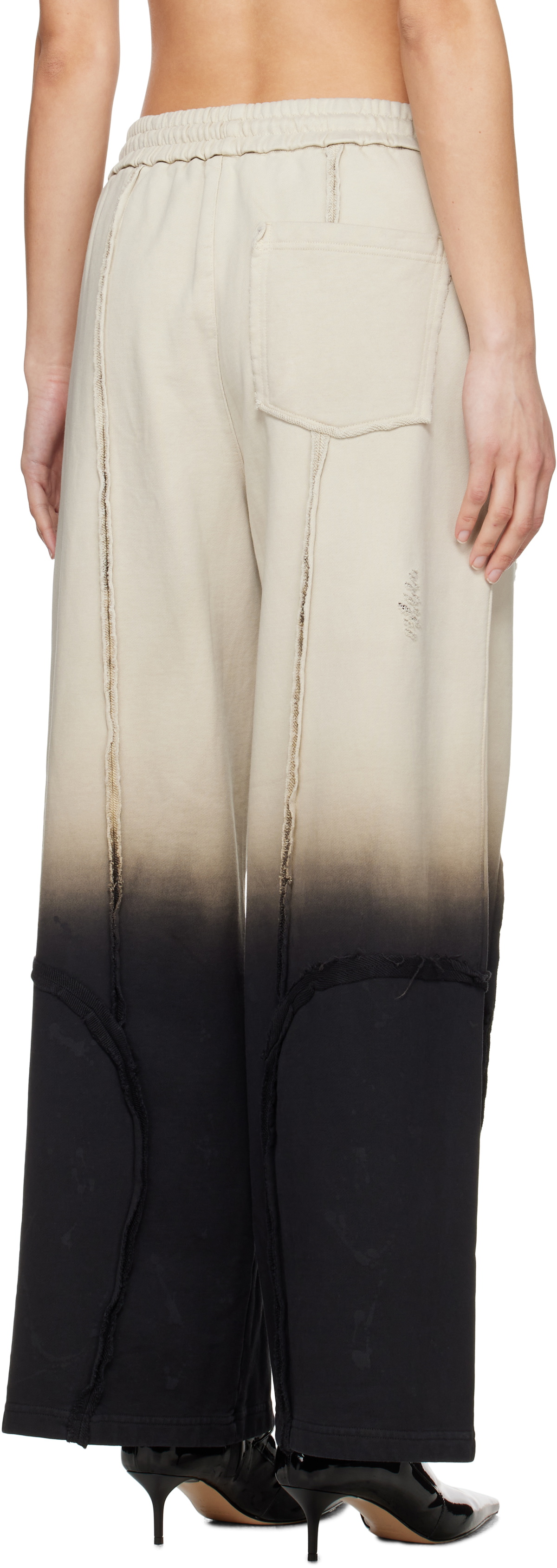 Feng Chen Wang Gray & Black Gradient Lounge Pants