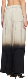 Feng Chen Wang Gray & Black Gradient Lounge Pants