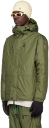 Moncler Grenoble Khaki Leuk Down Jacket