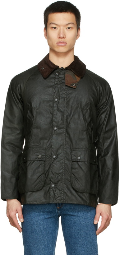 Photo: Barbour Green Bedale Wax Jacket