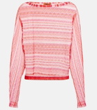 Missoni Mare Zig-zag knit top