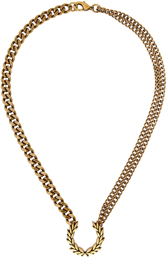 Photo: Fred Perry Gold Laurel Wreath Necklace