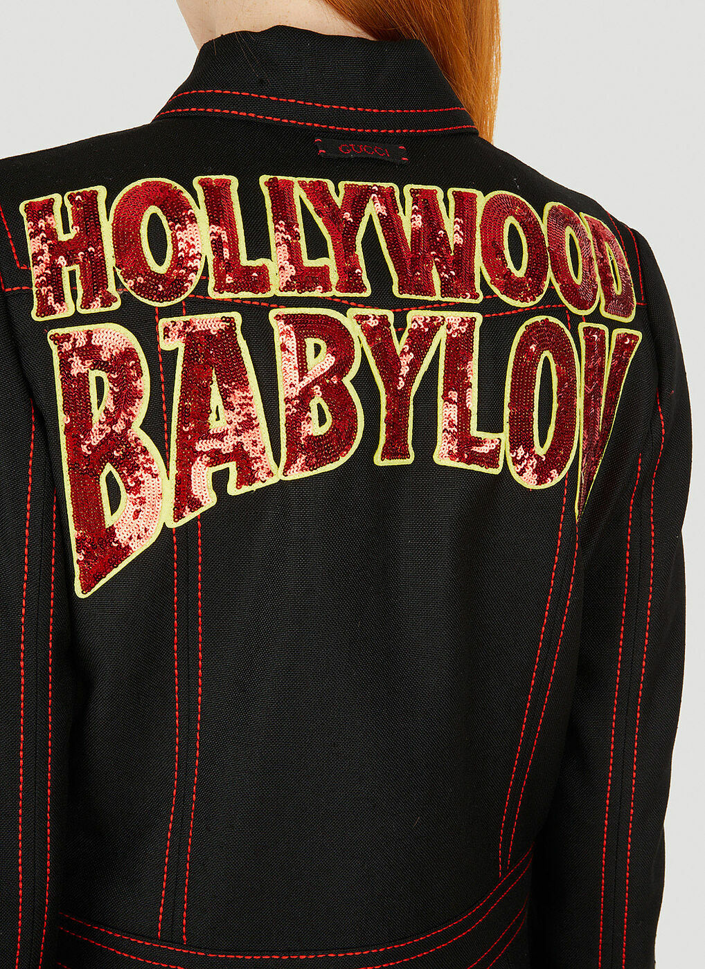 Hollywood Babylon Jacket in Black Gucci