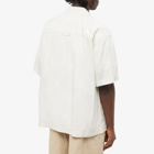 Jacquemus Men's Still Life Vacation Shirt in White