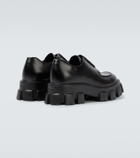 Prada Monolith brushed leather derby shoes